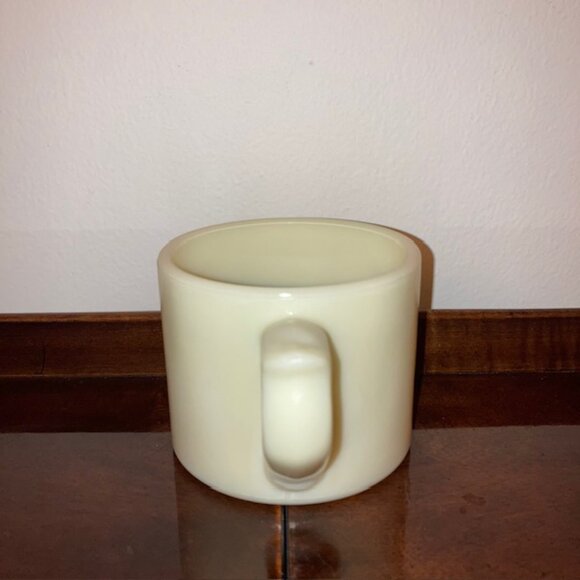 Vintage Shulton Custard Glass Old Spice "Ship Friendship" Shaving Mug - Picture 4 of 6